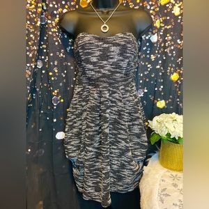 Free People Nyima Space Dye Draped Mini Dress sz 6